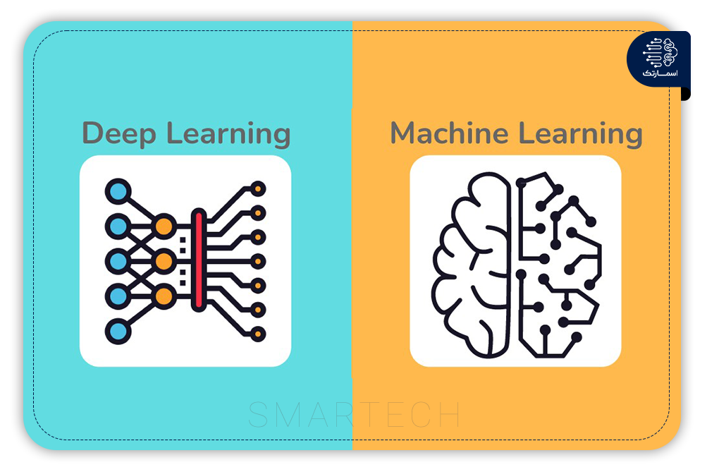 بررسی کامل  شباهت ها و تفاوت های یادگیری ماشین و یادگیری عمیق